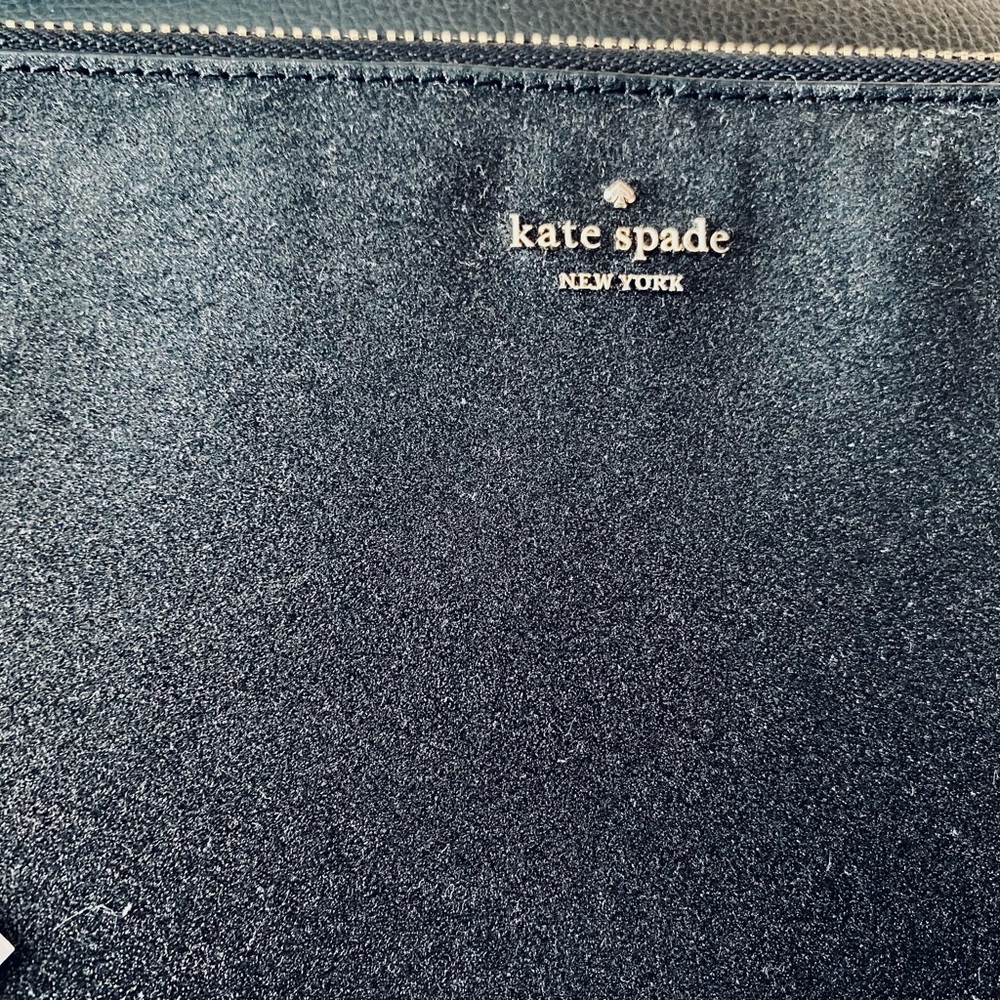 ♠️ Kate Spade New York Tinsel Glitter Fabric Universa 🖤 Padded Lap Top Case  💻